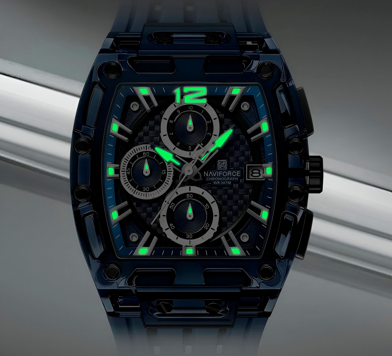 Reloj Naviforce Deportivo Nf7105 Goma Hombre